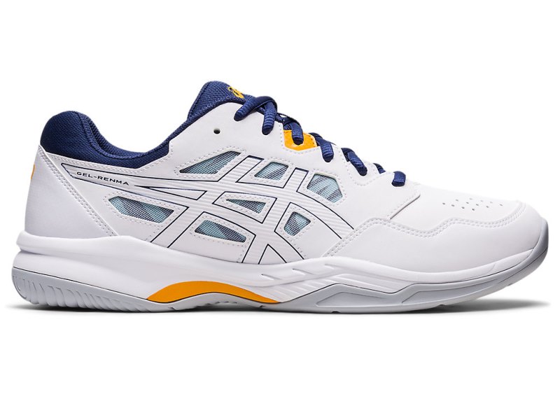 Zapatos de Tenis Asics Gel-renma Hombre Blancos Azules | MX4087-713