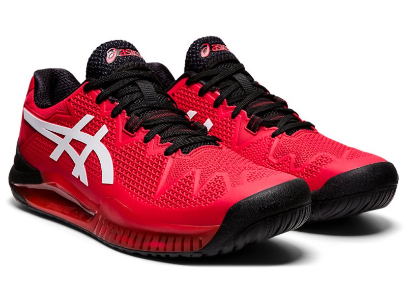 Zapatos de Tenis Asics Gel-resolution 8 Hombre Rojos Blancos | MX1820-486