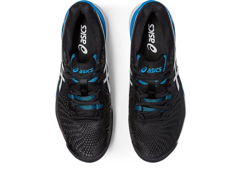 Zapatos de Tenis Asics Gel-resolution 9 OC Hombre Negros Blancos | MX0503-688