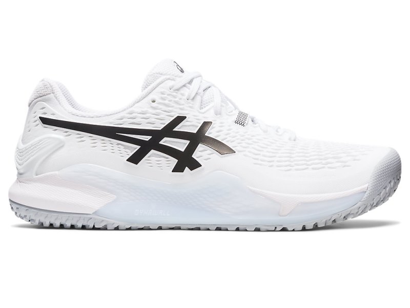 Zapatos de Tenis Asics Gel-resolution 9 OC Hombre Blancos Negros | MX4533-084