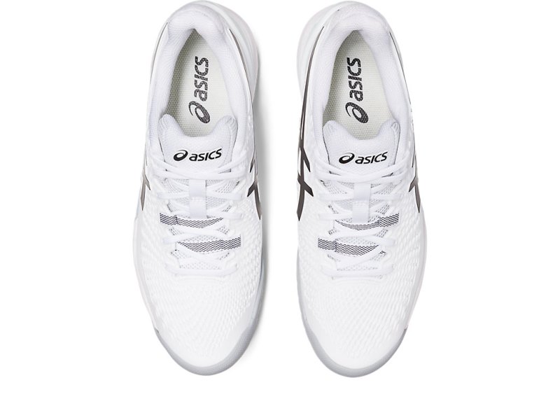 Zapatos de Tenis Asics Gel-resolution 9 Hombre Blancos Negros | MX7444-183