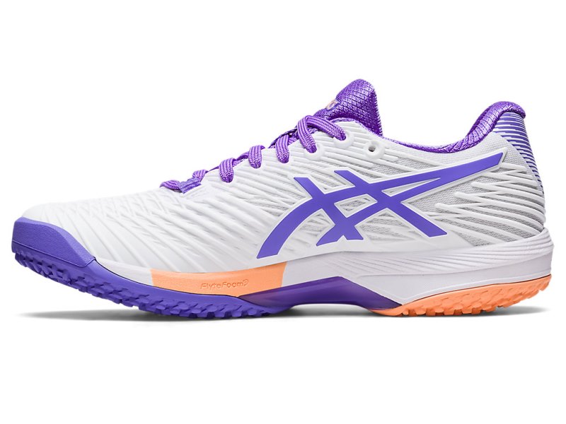 Zapatos de Tenis Asics Solution Speed FF 2 OC Mujer Blancos Morados | MX8239-734