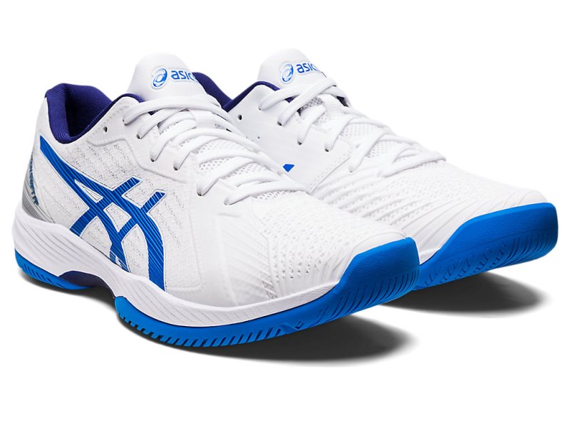 Zapatos de Tenis Asics Solution Swift FF Hombre Blancos Azules | MX3053-444