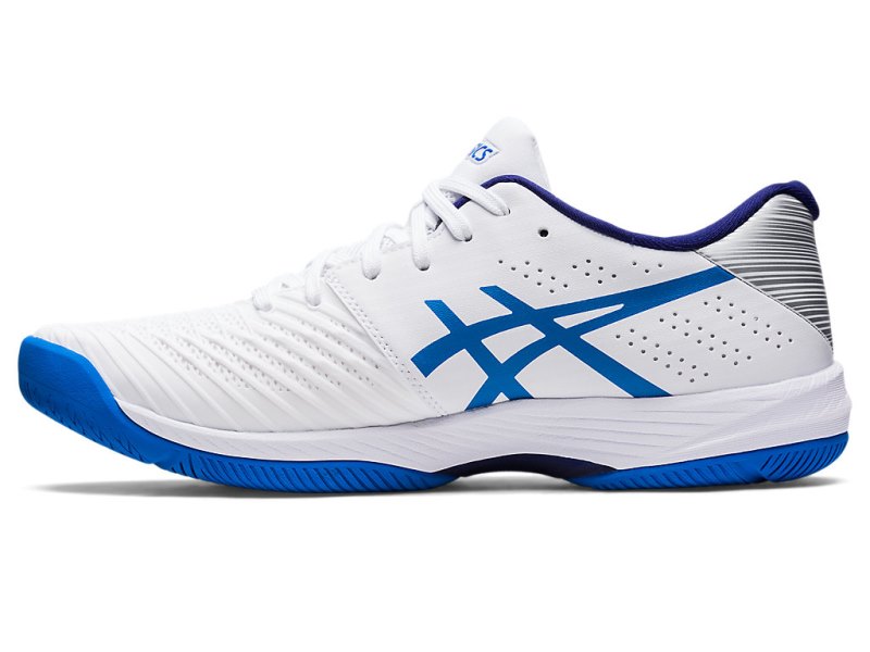 Zapatos de Tenis Asics Solution Swift FF Hombre Blancos Azules | MX3053-444