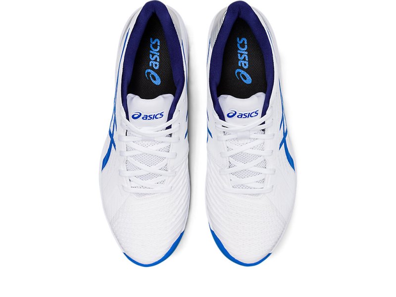 Zapatos de Tenis Asics Solution Swift FF Hombre Blancos Azules | MX3053-444