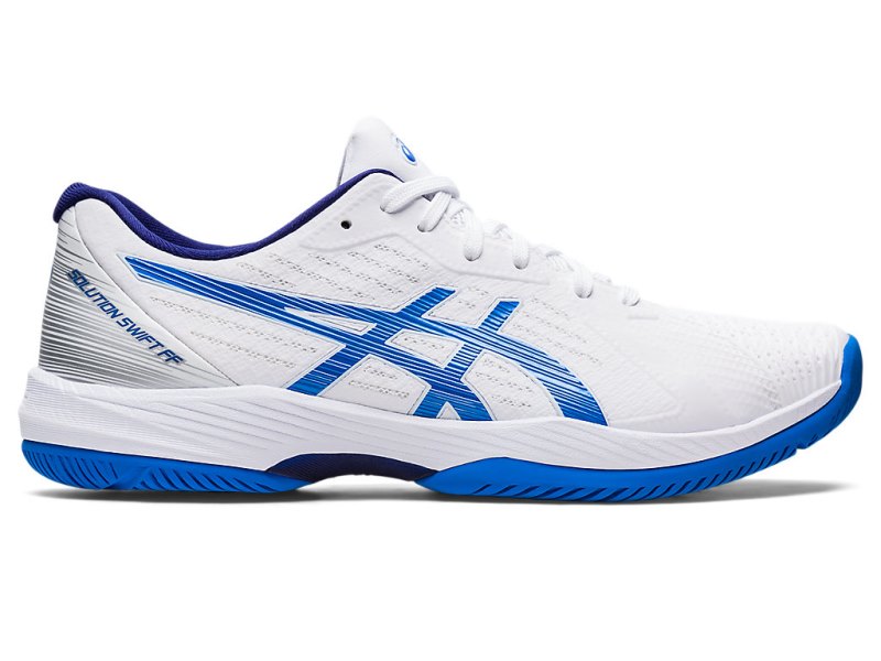 Zapatos de Tenis Asics Solution Swift FF Hombre Blancos Azules | MX3053-444