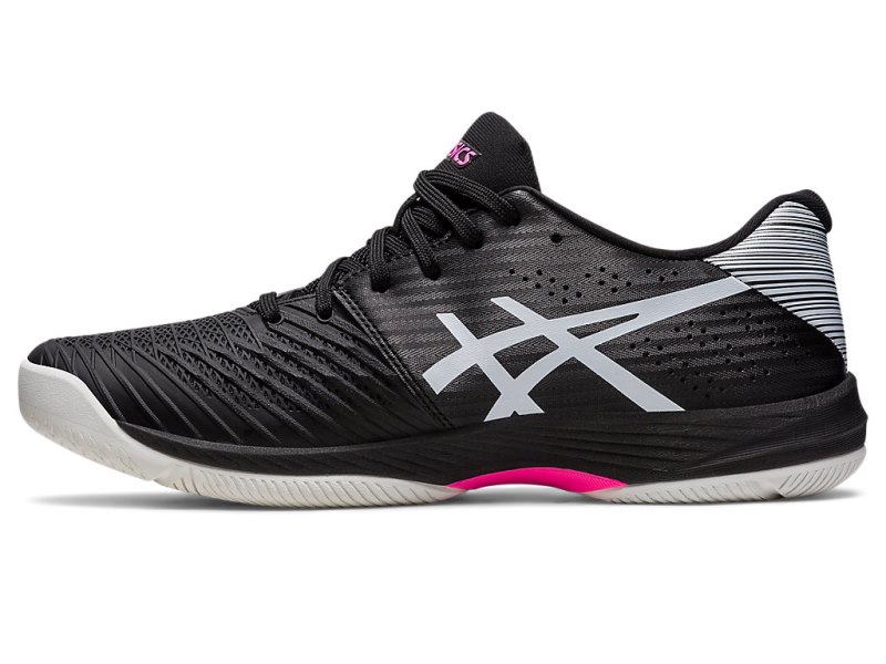 Zapatos de Tenis Asics Solution Swift FF Hombre Negros Rosas | MX5145-300