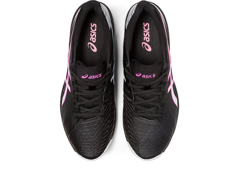 Zapatos de Tenis Asics Solution Swift FF Hombre Negros Rosas | MX5145-300