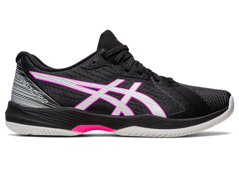 Zapatos de Tenis Asics Solution Swift FF Hombre Negros Rosas | MX5145-300