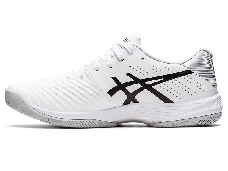 Zapatos de Tenis Asics Solution Swift FF Hombre Blancos Negros | MX5682-591