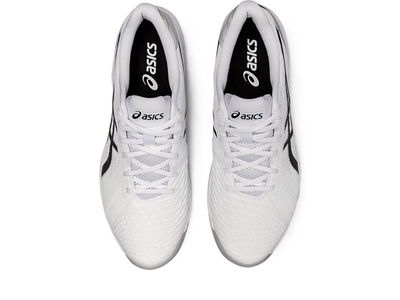 Zapatos de Tenis Asics Solution Swift FF Hombre Blancos Negros | MX5682-591