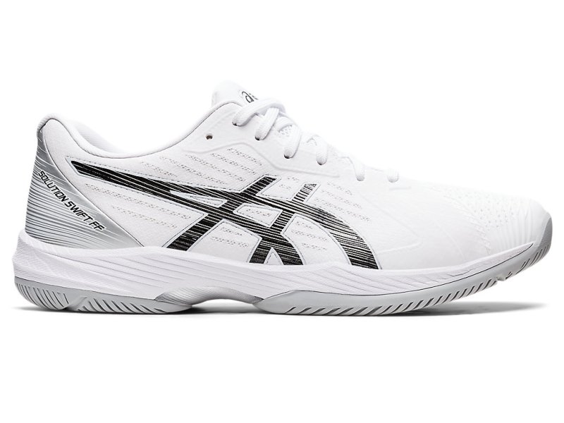 Zapatos de Tenis Asics Solution Swift FF Hombre Blancos Negros | MX5682-591