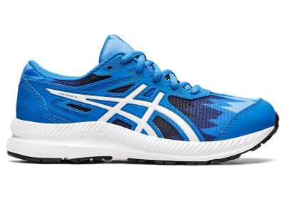 Tenis Sports Asics Contend 8 Niños Azules Blancos | MX5645-761