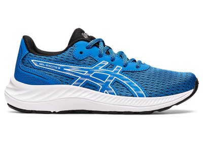 Tenis Sports Asics Gel-eXCite 9 Niños Azules Blancos | MX1677-194