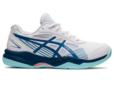 Tenis Sports Asics Gel-game 8 Niños Blancos Azules Claro | MX1303-534