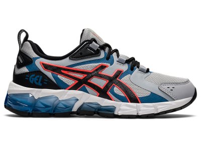 Tenis Sports Asics Gel-quantum 180 6 Niños Grises Negros | MX0284-997