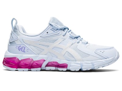 Tenis Sports Asics Gel-quantum 180 6 Niños Azules Claro Blancos | MX3335-621