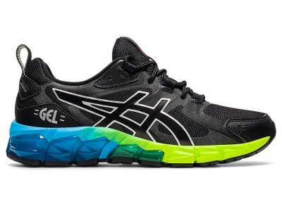 Tenis Sports Asics Gel-quantum 180 6 Niños Negros Azules | MX4963-926