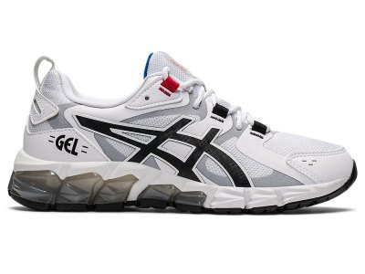 Tenis Sports Asics Gel-quantum 180 6 Niños Blancos Negros | MX8967-116