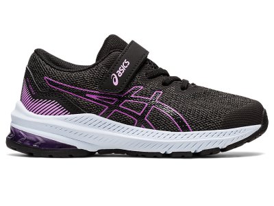 Tenis Sports Asics Gt-1000 11 Niños Grises Oscuro Morados | MX2886-773