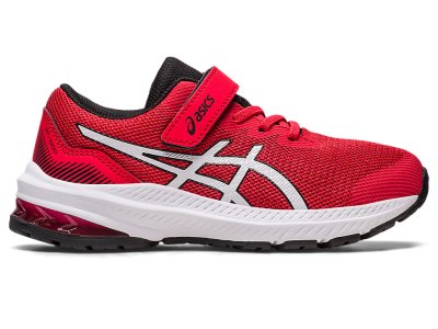 Tenis Sports Asics Gt-1000 11 Niños Rojos Blancos | MX0983-060