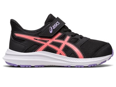 Tenis Sports Asics Jolt 4 Niños Negros Coral | MX3392-490