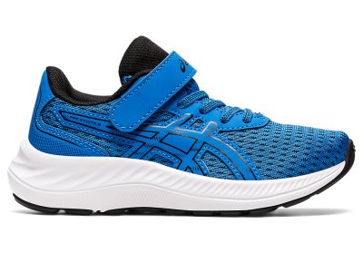 Tenis Sports Asics PRE EXCite 9 Niños Azules Negros | MX7397-740