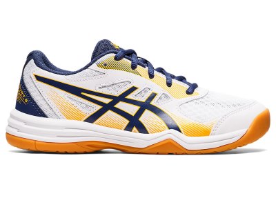 Tenis Sports Asics Upcourt 5 Niños Blancos Azules | MX0791-681