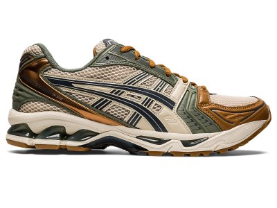 Tenis Asics Gel-kayano 14 Hombre Beige Grises Oscuro | MX1092-612