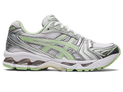 Tenis Asics Gel-kayano 14 Mujer Blancos Verdes Claro | MX1415-207