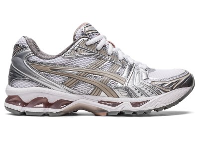 Tenis Asics Gel-kayano 14 Mujer Blancos Grises | MX8556-237