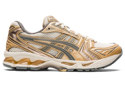 Tenis Asics Gel-kayano 14 Mujer Creme Grises | MX5381-217