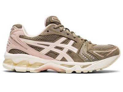 Tenis Asics Gel-kayano 14 Mujer Kaki Oscuro Creme | MX6924-653