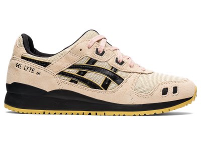 Tenis Asics Gel-lyte III OG Hombre Beige Negros | MX0535-819