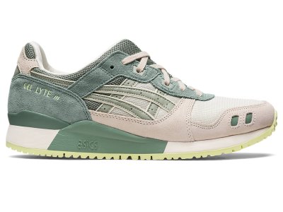 Tenis Asics Gel-lyte III OG Hombre Creme Verde Oliva Grises | MX3826-218