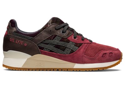 Tenis Asics Gel-lyte III OG Hombre Rojos Obsidian Grises | MX3779-665