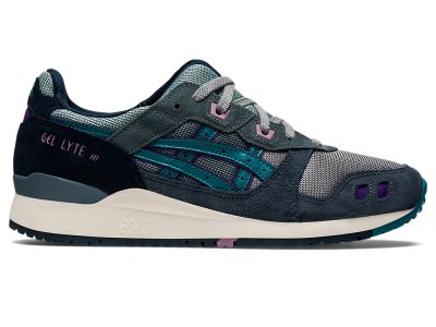 Tenis Asics Gel-lyte III OG Mujer Grises Oscuro Verdes | MX3923-787