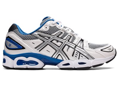 Tenis Asics Gel-nimbus 9 Hombre Blancos Azules | MX0538-209