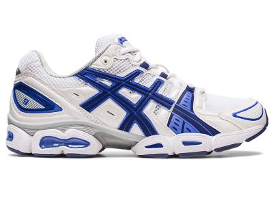 Tenis Asics Gel-nimbus 9 Hombre Blancos Azules Azules | MX7240-144