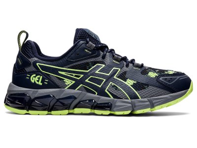 Tenis Asics Gel-quantum 180 Hombre Negros Verdes Claro | MX1754-294