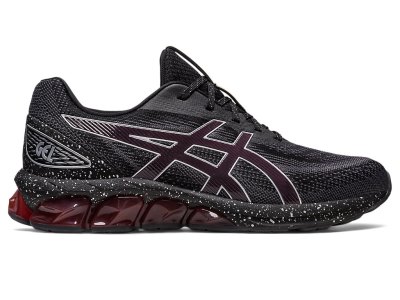 Tenis Asics Gel-quantum 180 VII Hombre Negros Rojos | MX6937-018