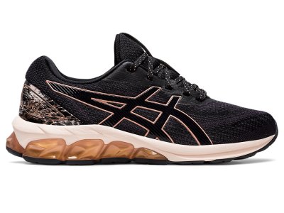 Tenis Asics Gel-quantum 180 VII Mujer Negros Rosas Dorados | MX6562-097