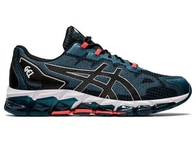 Tenis Asics Gel-quantum 360 6 Mujer Azules Negros | MX1966-165