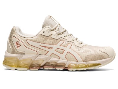 Tenis Asics Gel-quantum 360 6 Mujer Beige Rosas Dorados | MX1865-274