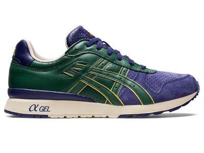 Tenis Asics Gt-II Hombre Morados Verdes | MX1298-401