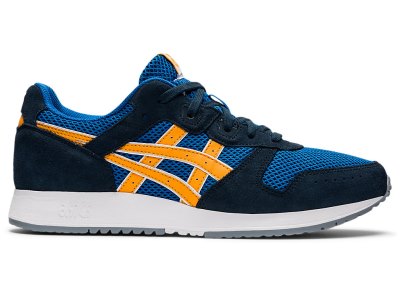 Tenis Asics Lyte Classic Hombre Azules Naranjas | MX0641-467