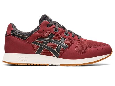 Tenis Asics Lyte Classic Hombre Rojos Obsidian Grises | MX1385-174