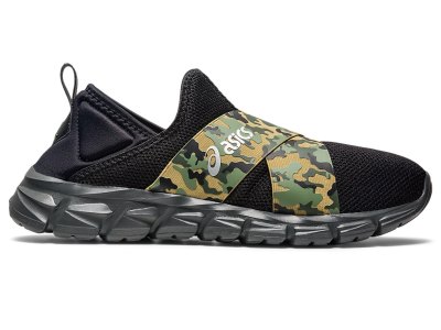 Tenis Asics Quantum Lyte Slip-on Mujer Negros Camuflados | MX2913-321