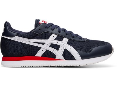 Tenis Asics Tiger Runner Hombre Negros Blancos | MX4804-909