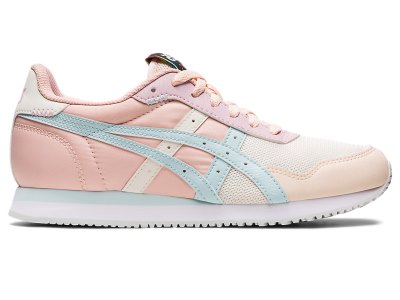 Tenis Asics Tiger Runner Mujer Creme Turquesa Claro | MX0150-009